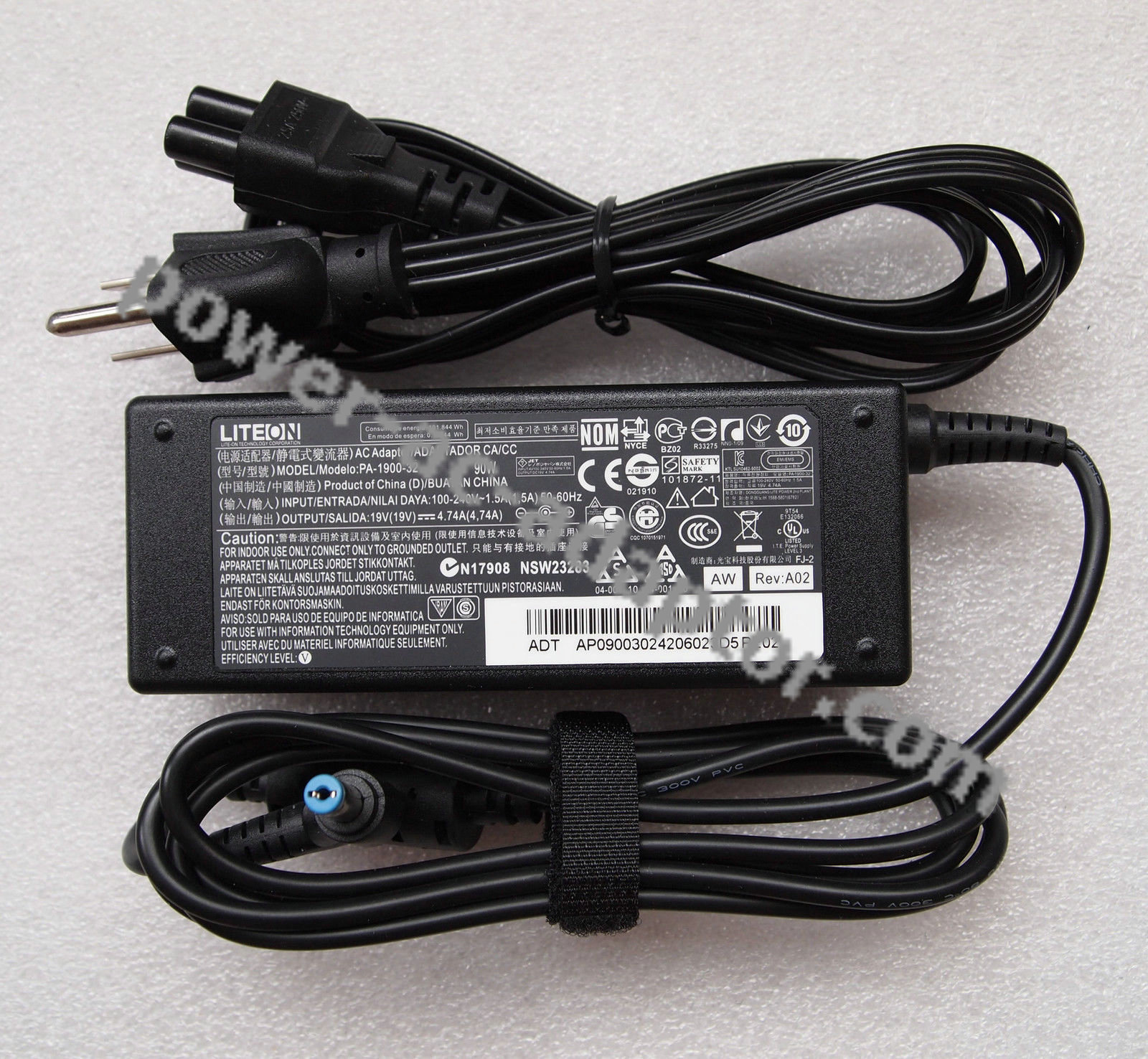 Acer Aspire 5553G-5881 7551G-5407 5745G-6323 90W AC Adapter