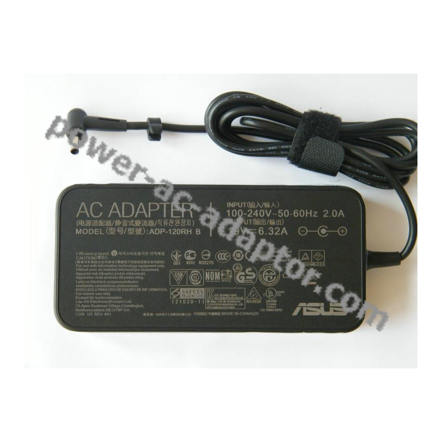 Original Asus N501/G501/UX501 120W 19V 6.32A AC Adapter charger