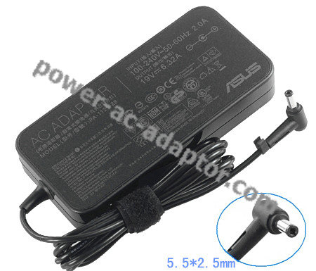 Genuine 120W Asus N551VW-FY196T FX553VD-DM428T AC Adapter power