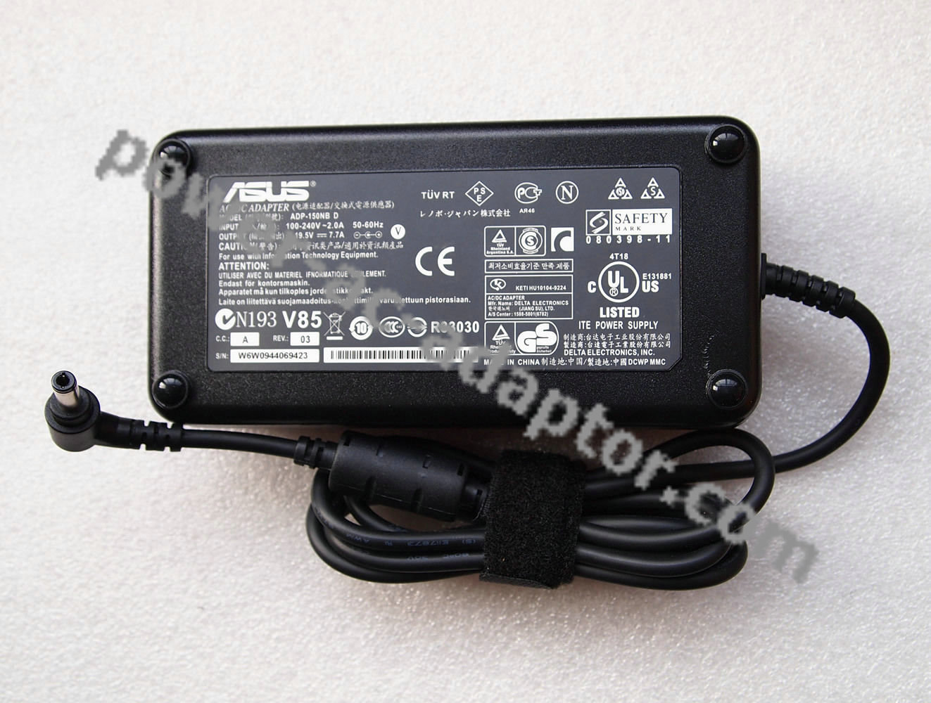 ASUS 150W AC/DC Power Adapter Charger G74SX-91266V Notebook
