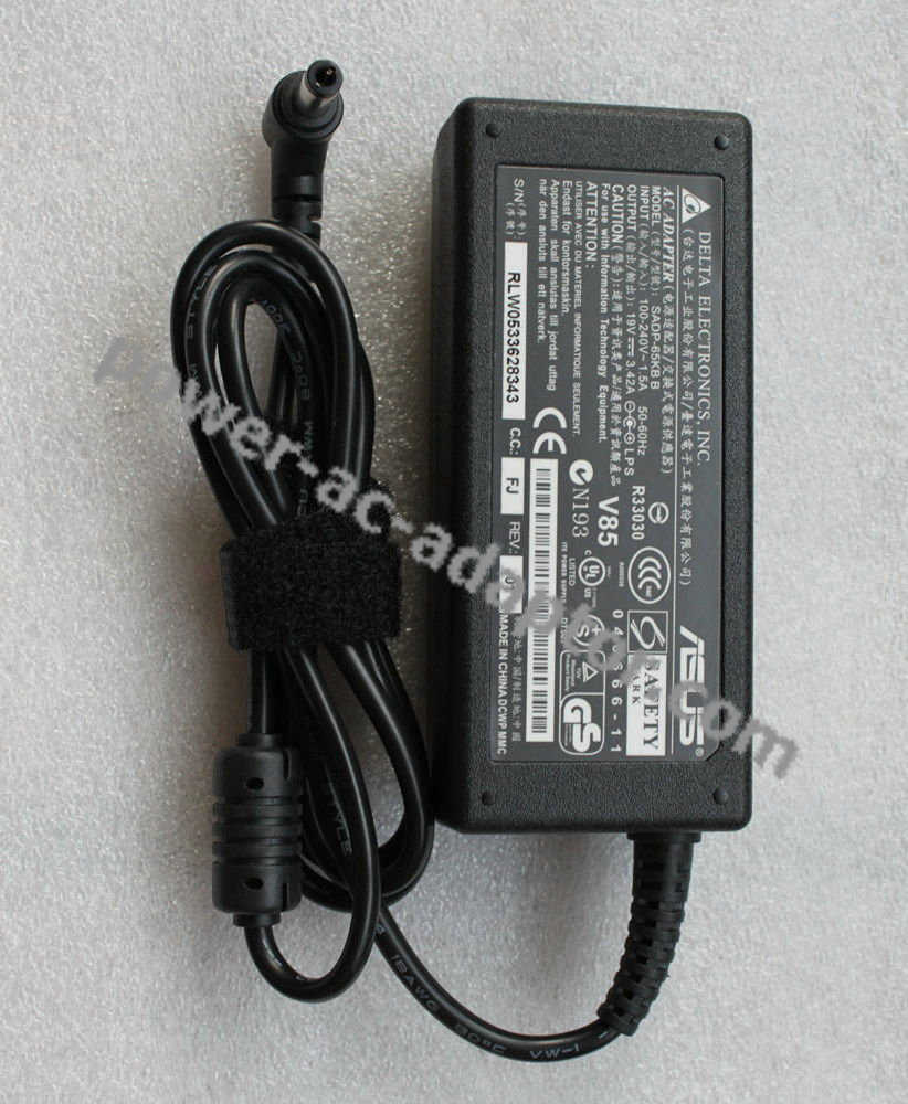 AC Power Adapter Supply Charger Asus K501 K50IJ P50IJ 65W 19V