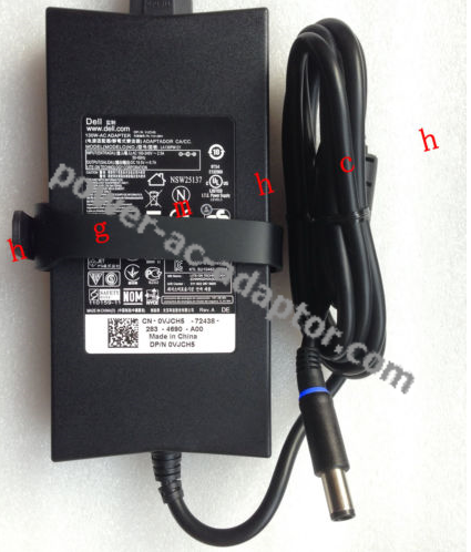 130W 19.5V 6.7A AC Adapter for XPS 15(L501x),LA130PM121 Laptop