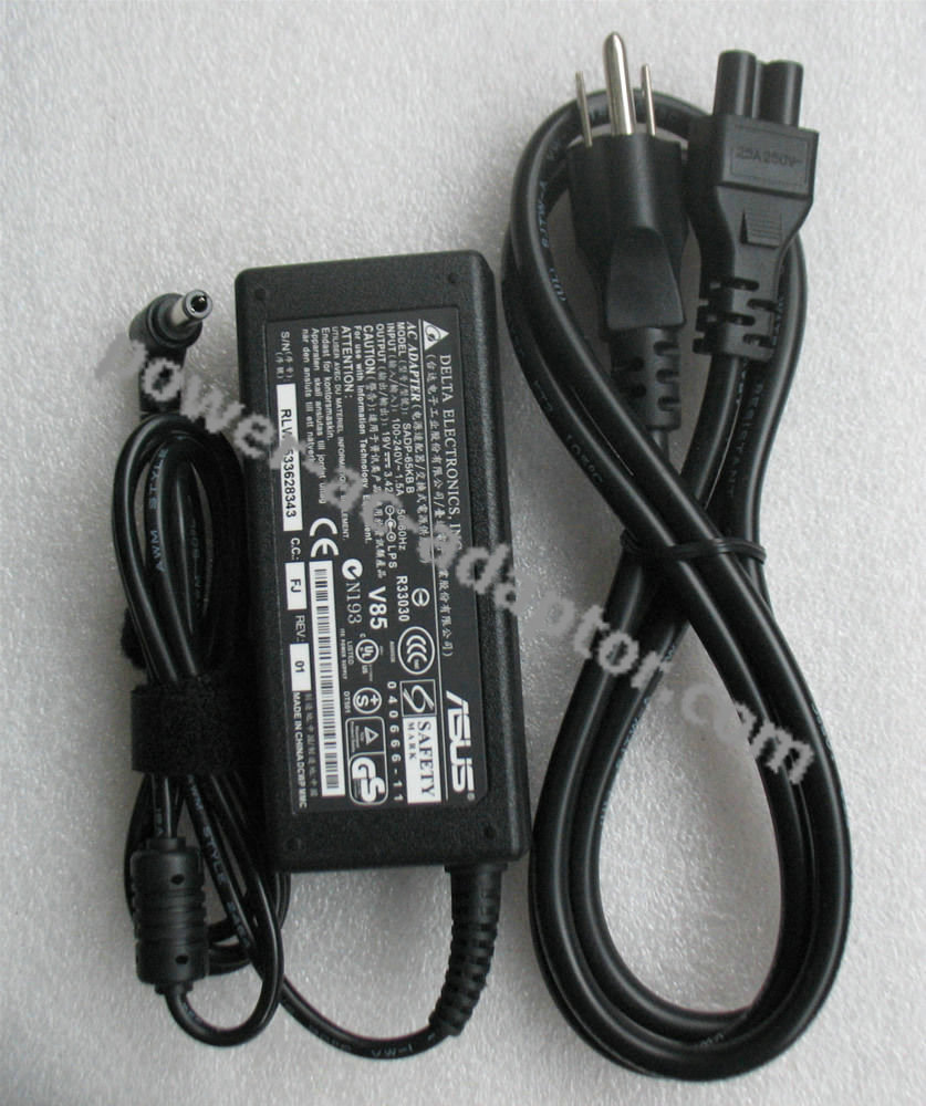 Asus K50IJ-C1 B50A-B1 M68Br 65W AC Power Adapter Battery Charger