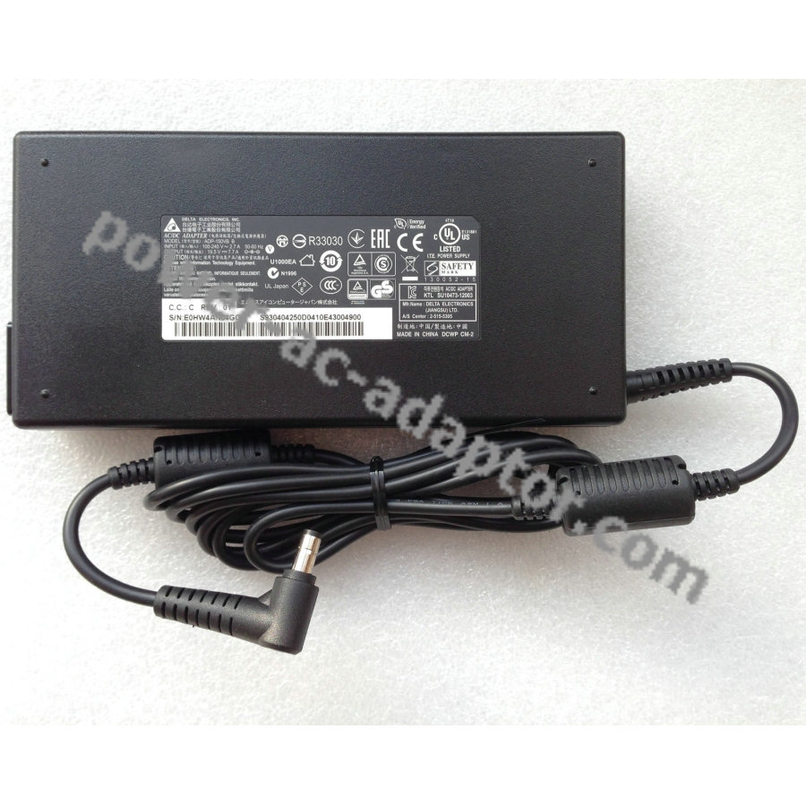 19.5V 6.15A/19V 6.32A MSI GE60 0NC/i7-3630QM AC Adapter charger