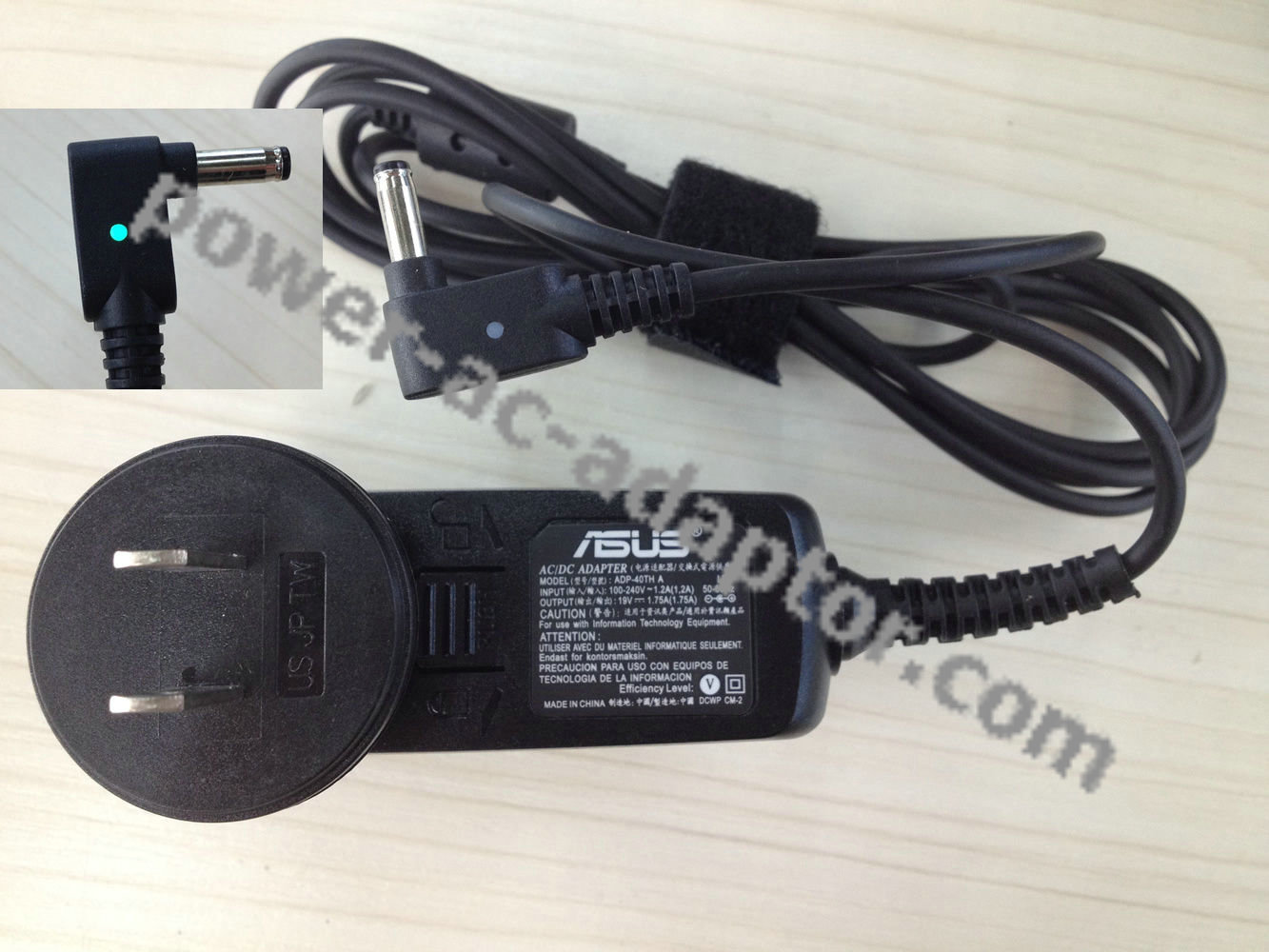 ASUS VivoBook X201E-KX097H S200E-0143KULV987 Adapter Cord for