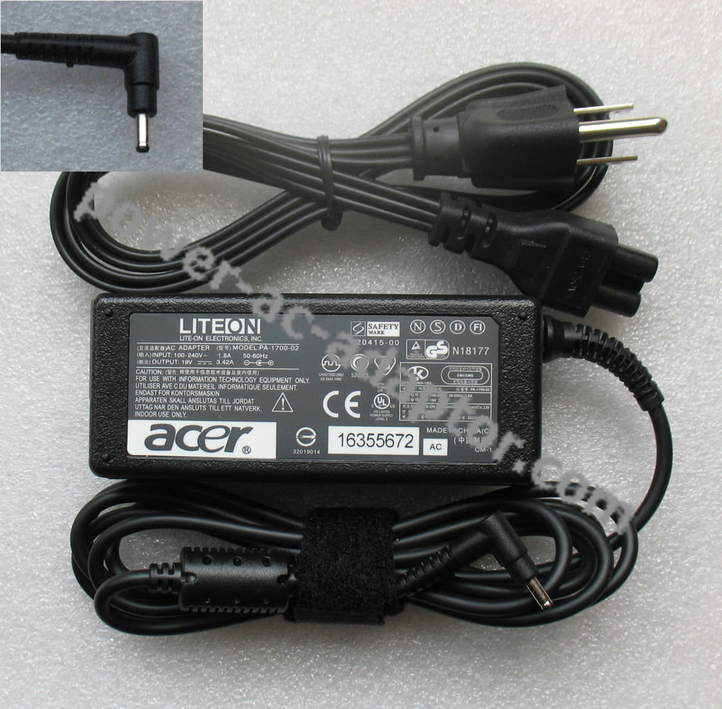 Adapter Charger for Acer Aspire S7-391-53314G12aws Ultrabook
