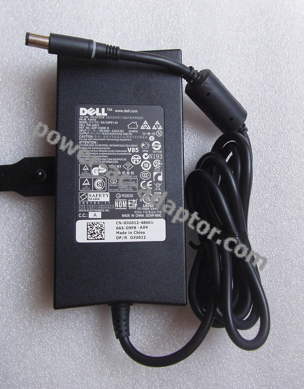 130W Original Dell XPS15(L502x) XPS17(L701x) AC Power Adapter Ba