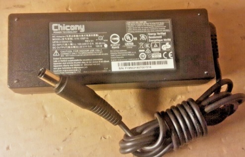 20V 5A Genuine Chicony AC Adapter A16-100P1A Power Supply Cord Charger Brand Chicony Compatible Brand For Chi