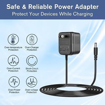 9VAC 1300mA AC Adapter Charger Replacement for Lexicon MX200 MPX100 JamMan MPX110 Dual Reverb,Digitech RP100 R