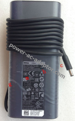Dell Precision M3800 i7-4702HQ DA130PM130 130W AC Adapter