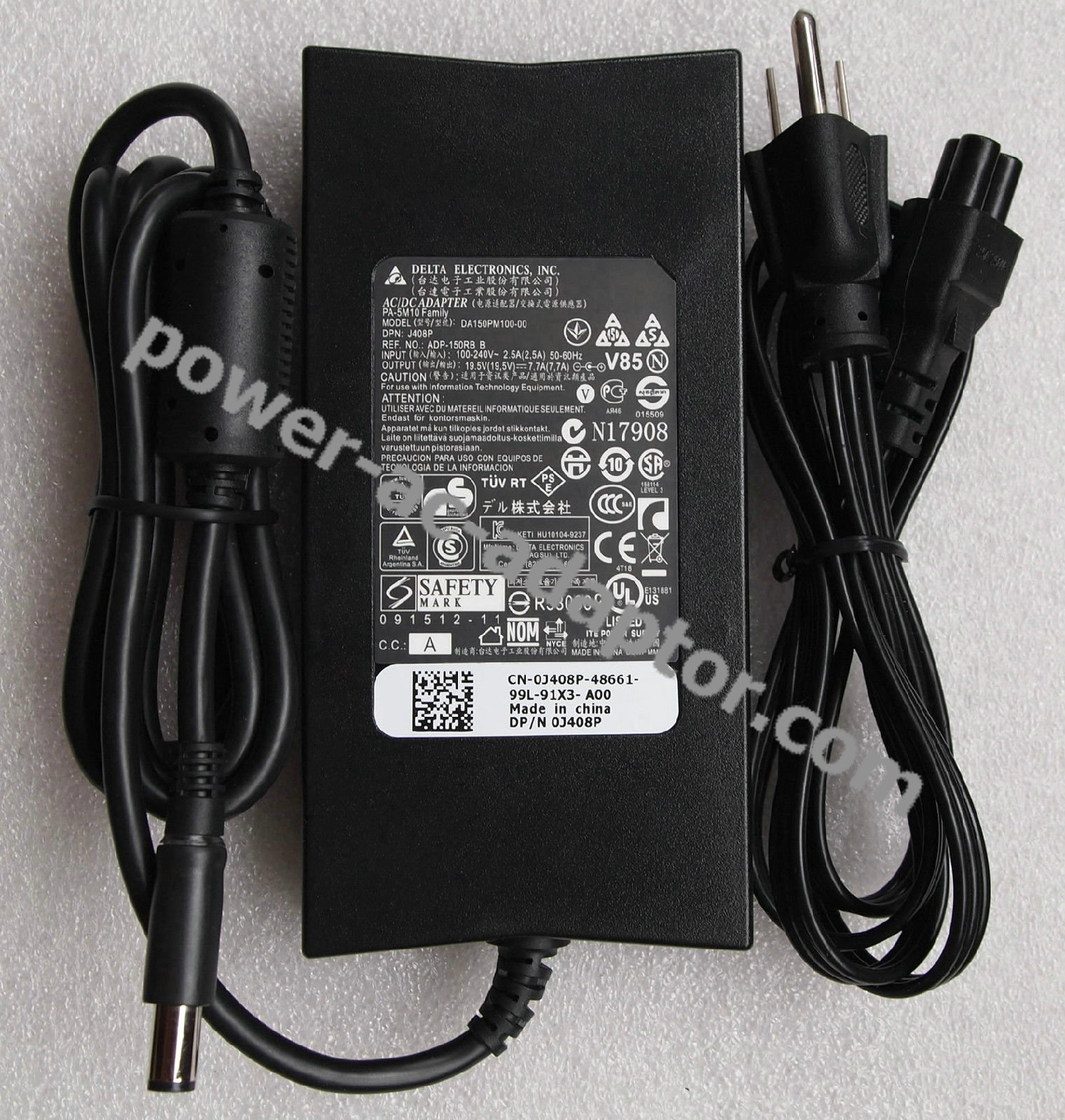 19.5V 7.7A Dell DA150PM100-00 J408P ADP-150DB B AC power Adapter