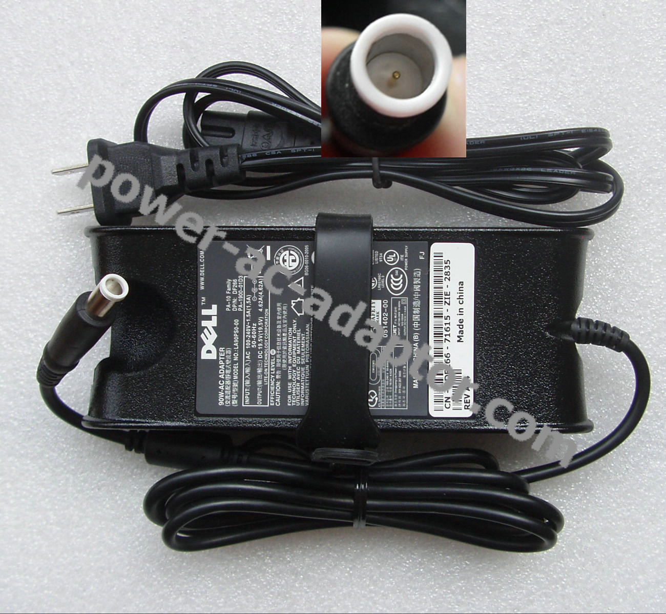 Dell Latitude E5400 E5410 E5420 19.5V 4.62A Notebook AC Adapter