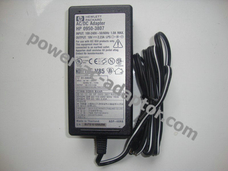 Original 18V 2.23A HP 640/750 0950-3807 AC Adapter charger