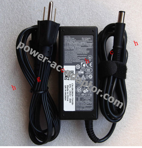 Dell Inspiron 17R N7110/i5-2450M Laptop 65W AC Adapter
