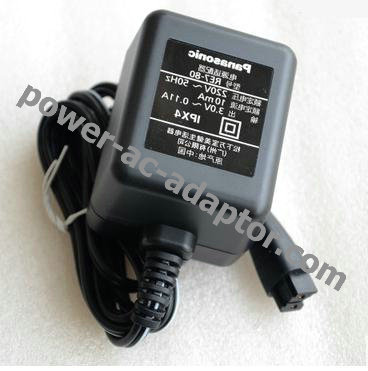 NEW Panasonic ES-FRT2 SL33 WSL3D 3.0V 0.11A AC Adapter charger