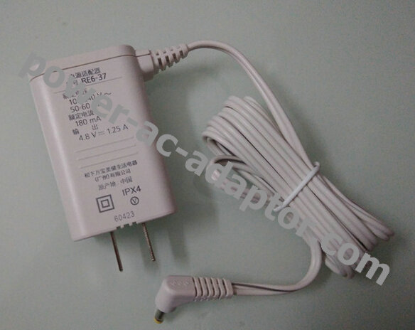 Panasonic EH-ST63 ST53W RE6-37 4.8V 1.25A 180MA AC Adapter Wh