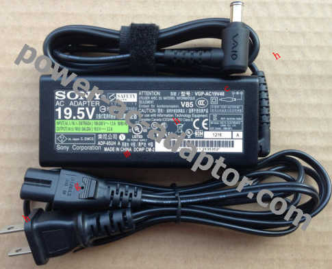 65W Sony Vaio 19.5V 3.3A Vgp-ac19v48 AC Adapter