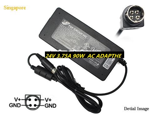 *Brand NEW* H00000588 FSP090AAAN2 FSP090-AAAN2 FSP 24V 3.75A 90W-4Pin AC ADAPTHE POWER Supply