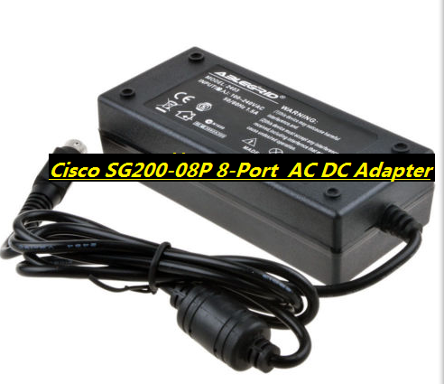 *Brand NEW*Cisco SG200-08P 8-Port Small Business Gigabit PoE Power Supply AC DC Adapter