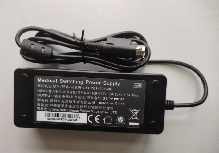 *Brand NEW* Medical 24V 3A AC DC ADAPTHE LXCP61-024300 POWER Supply