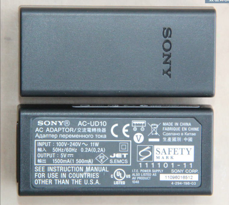 *Brand NEW*SONY AC-UD105V 1.5A (7.5W) RX100 USB AC DC ADAPTHE POWER Supply