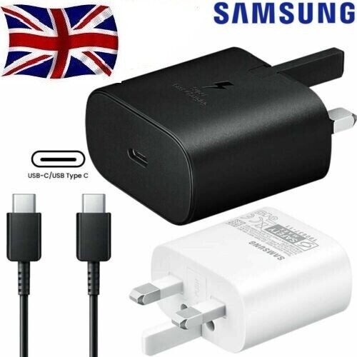 *Brand NEW*Samsung Galaxy S21 S22 5G A52s Genuine 25W Super Fast Charger Plug & Cable