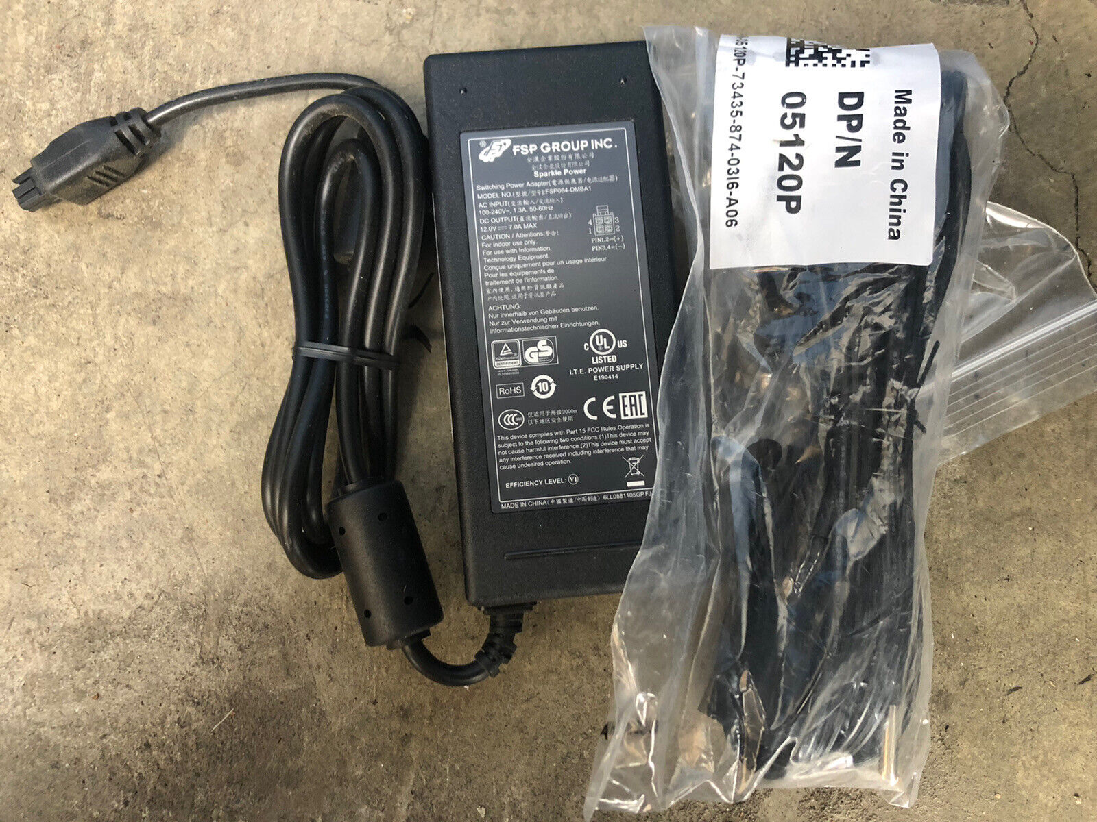 *Brand NEW*NCR FSP FSP084-DMBA1 12V 7A AC Adapter Power Supply