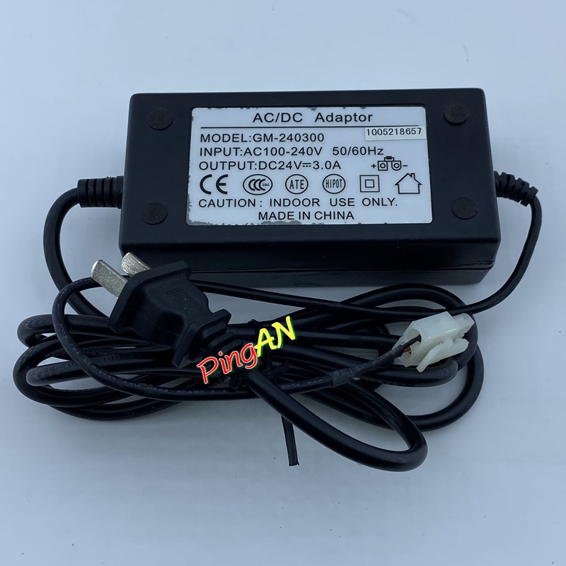 *Brand NEW*100-240V 50/60Hz 24V 3A AC/DC Adaptor GM-240300 AC DC ADAPTER POWER SUPPLY