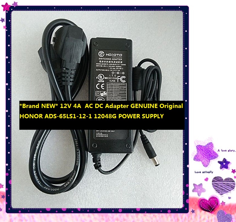 *Brand NEW* GENUINE Original DVE DSA-36W-12 36 ADS-45NP-12-1 12036G 12V 3A AC DC Adapter POWER SUPPLY