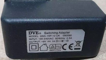 *Brand NEW*TT Electronics DSA-24PFM-12 FUK Black 12-V 2-Amp AC ADAPTER POWER SUPPLY