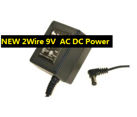 NEW 2Wire DIA-3590A 9V DC 300mA AC DC Power Supply Charger Adapter