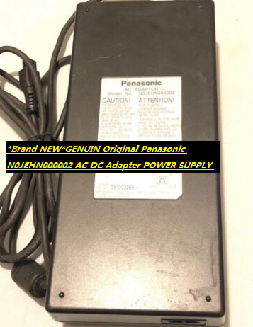 *Brand NEW*GENUIN Original Panasonic N0JEHN000002 AC DC Adapter POWER SUPPLY