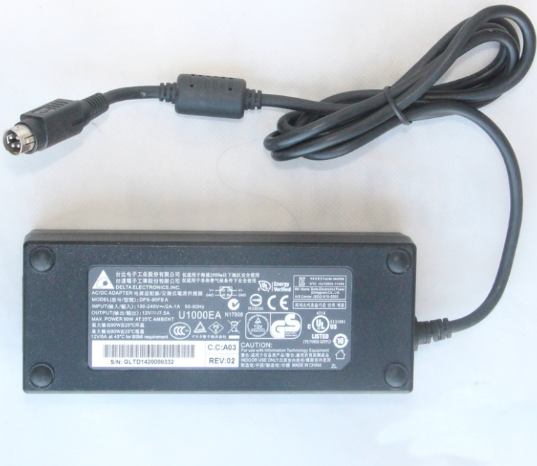 *Brand NEW* DELTA DC12V 7.5A AC DC ADAPTHE DPS-90FBA 4pin POWER Supply