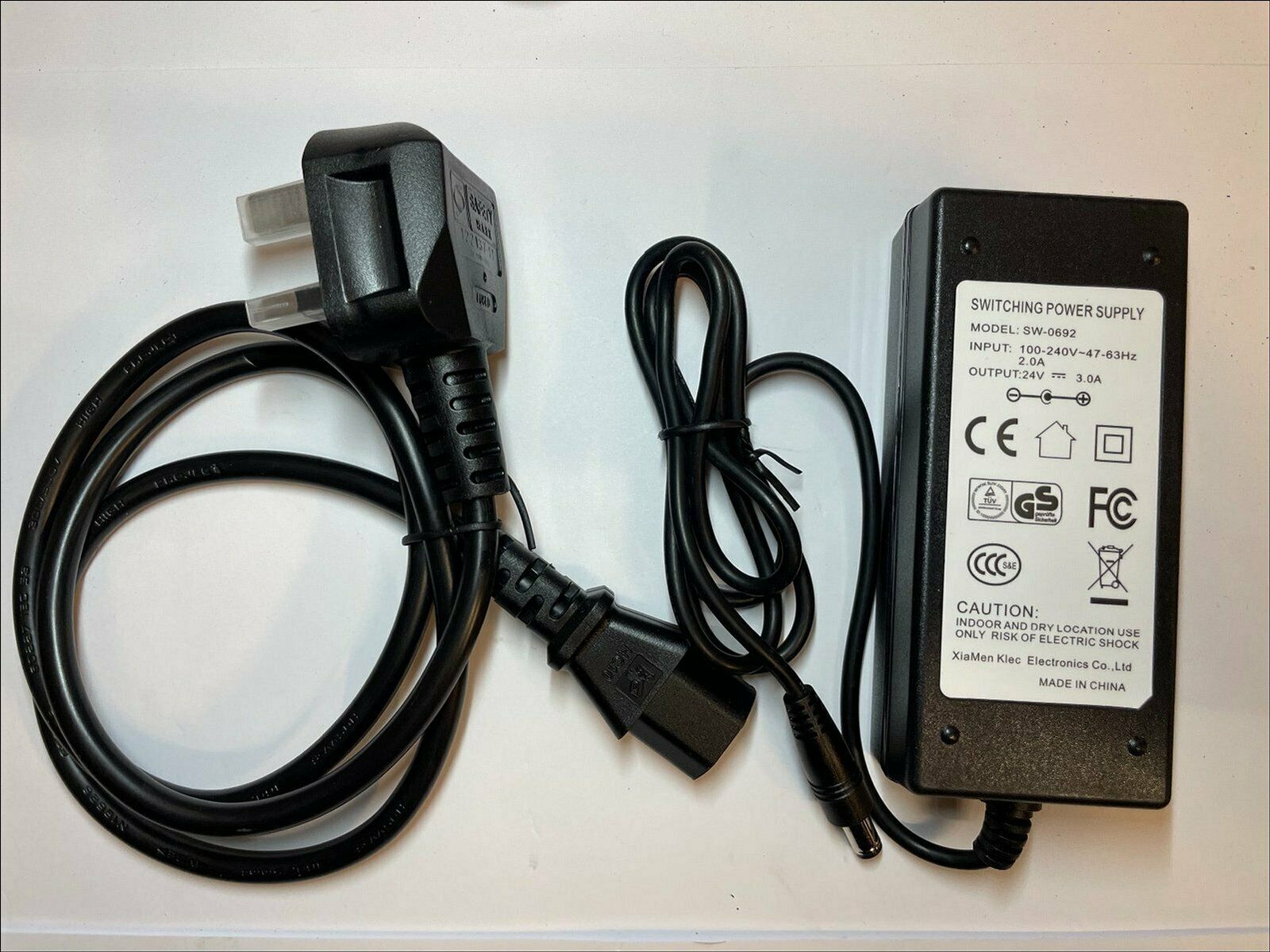 *Brand NEW* Zebra P1076000-006 6.3mm x 3.0mm 24V 2.5A 60W AC/DC Adapter Switching Power Supply power cord ac c